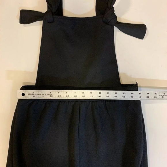 Dra Los Angeles Women's Cotton Tie Front Overalls Jumpsuit Size S - Picture 14 of 16